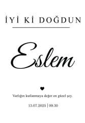 Doğum Günü Duvar Örtüsü 70x100
