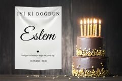 Doğum Günü Duvar Örtüsü 70x100