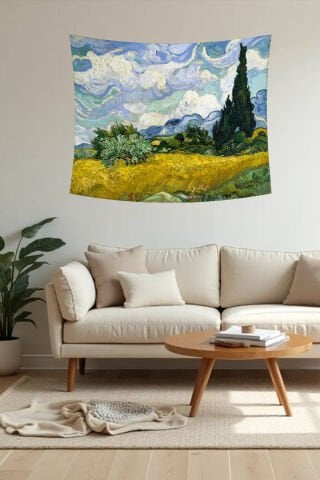 Altın Buğday Tarlası Duvar Örtüsü