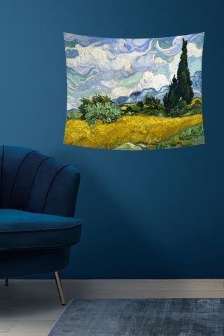 Altın Buğday Tarlası Duvar Örtüsü