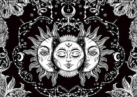 Güneş Kız Duvar Örtüsü