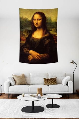 Mona Lisa Duvar Örtüsü