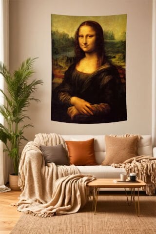 Mona Lisa Duvar Örtüsü