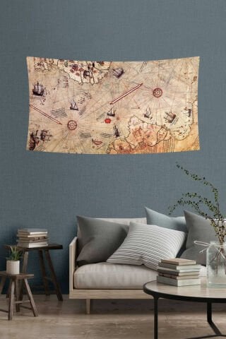 Piri Reis Haritası Duvar Örtüsü