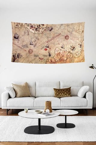 Piri Reis Haritası Duvar Örtüsü