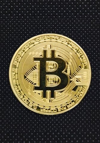 Bitcoin Desenli Duvar Örtüsü