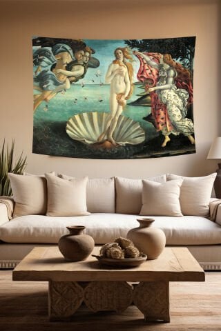 Venüs’ün Doğuşu Sanat Tablosu Duvar Örtüsü