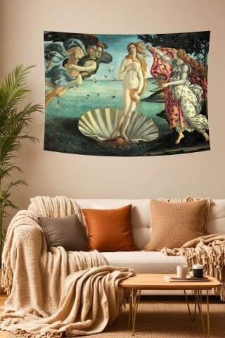 Venüs’ün Doğuşu Sanat Tablosu Duvar Örtüsü