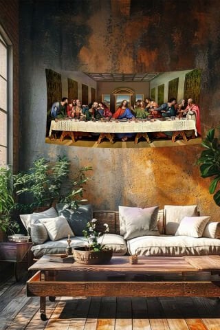 Son Akşam Yemeği Duvar Örtüsü