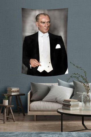 Atatürk Şıklık ve Zarafet Duvar Örtüsü