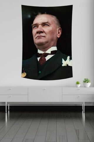 Atatürk Kararlılık ve Güç Duvar Örtüsü