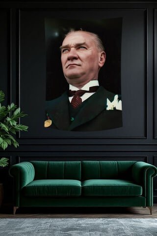 Atatürk Kararlılık ve Güç Duvar Örtüsü