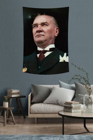 Atatürk Kararlılık ve Güç Duvar Örtüsü