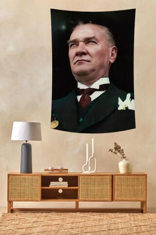 Atatürk Kararlılık ve Güç Duvar Örtüsü