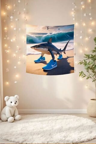 Tralalero Tralala Karakter Duvar Örtüsü