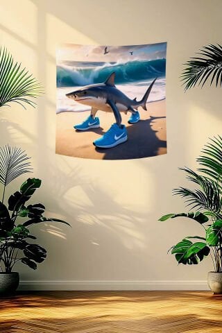 Tralalero Tralala Karakter Duvar Örtüsü