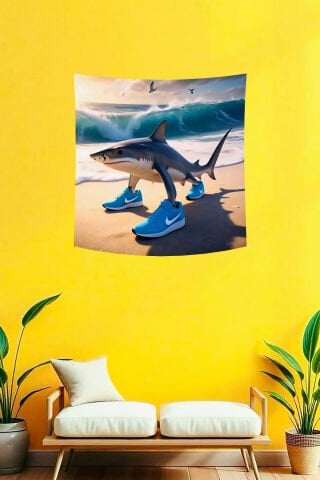 Tralalero Tralala Karakter Duvar Örtüsü