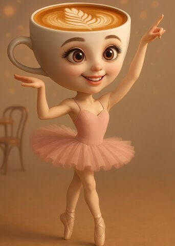 Ballerina Cappuccina Duvar Örtüsü