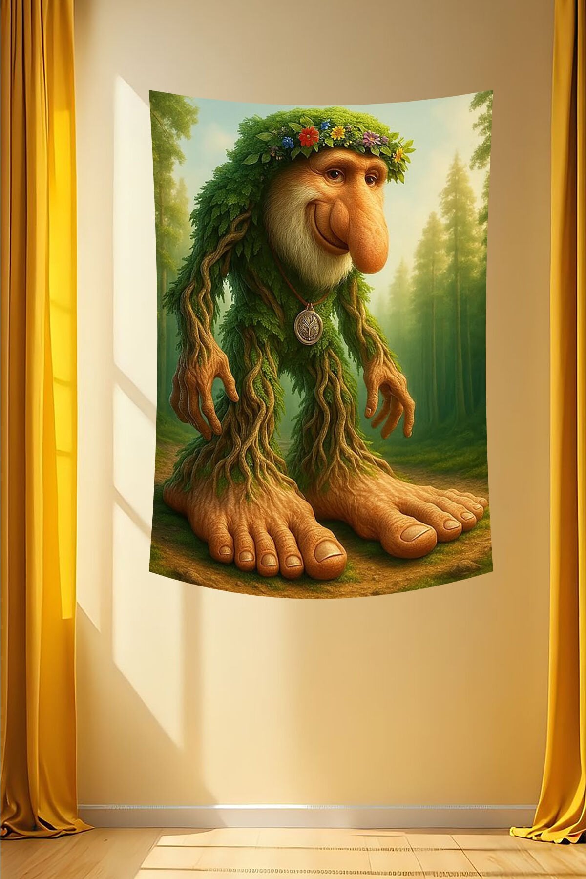 Brr Brr Patapim Karakter Duvar Örtüsü