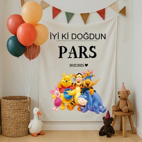 Doğum Günü Duvar Örtüsü