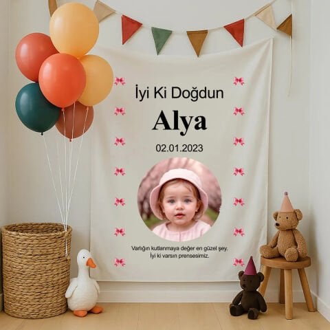 Doğum Günü Duvar Örtüsü
