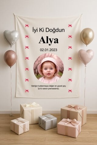 Doğum Günü Duvar Örtüsü