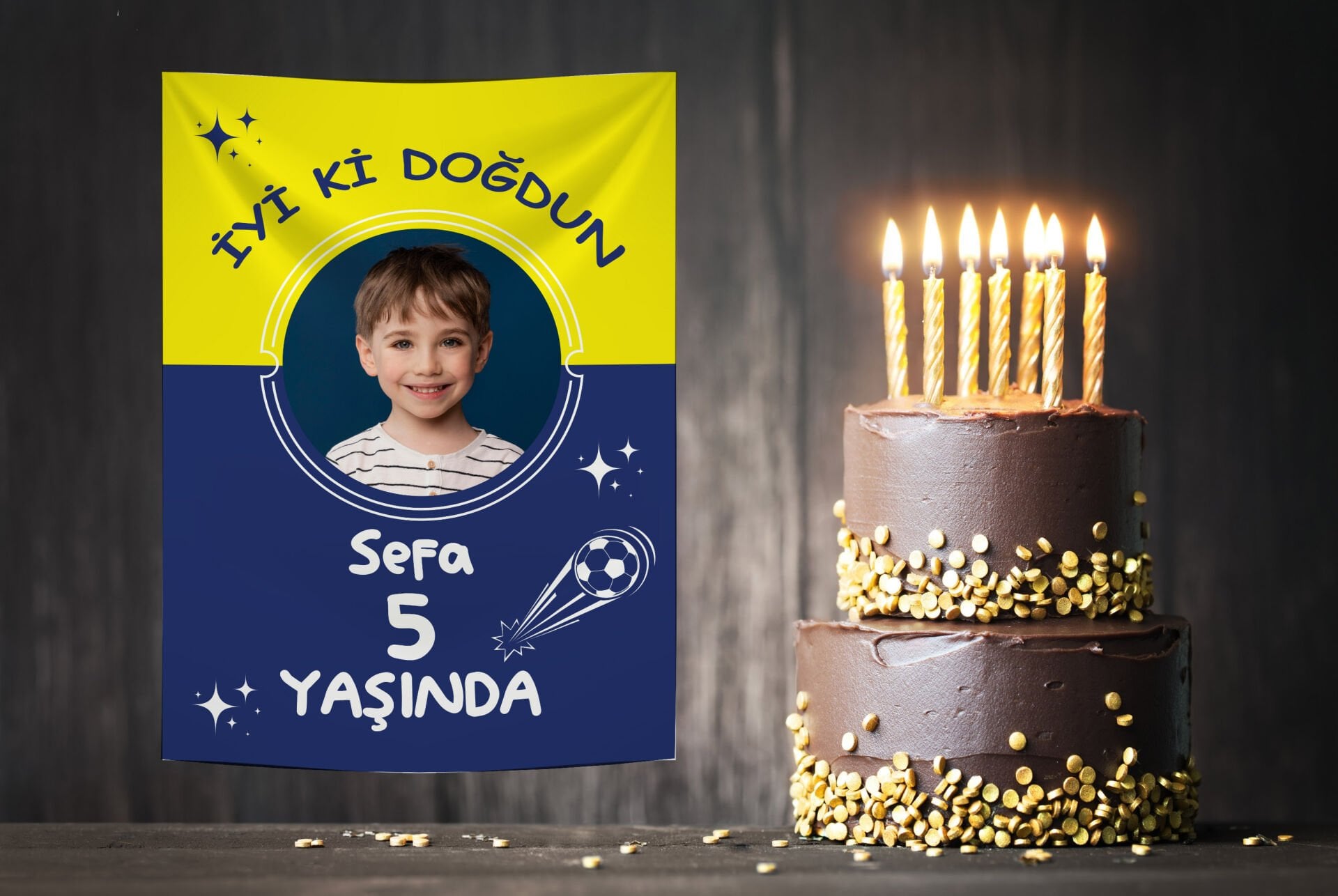 Doğum Günü Duvar Örtüsü