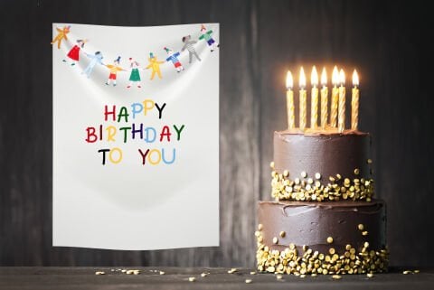 Doğum Günü Duvar Örtüsü
