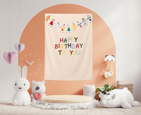 Doğum Günü Duvar Örtüsü