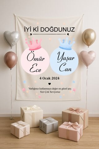 Doğum Günü Duvar Örtüsü