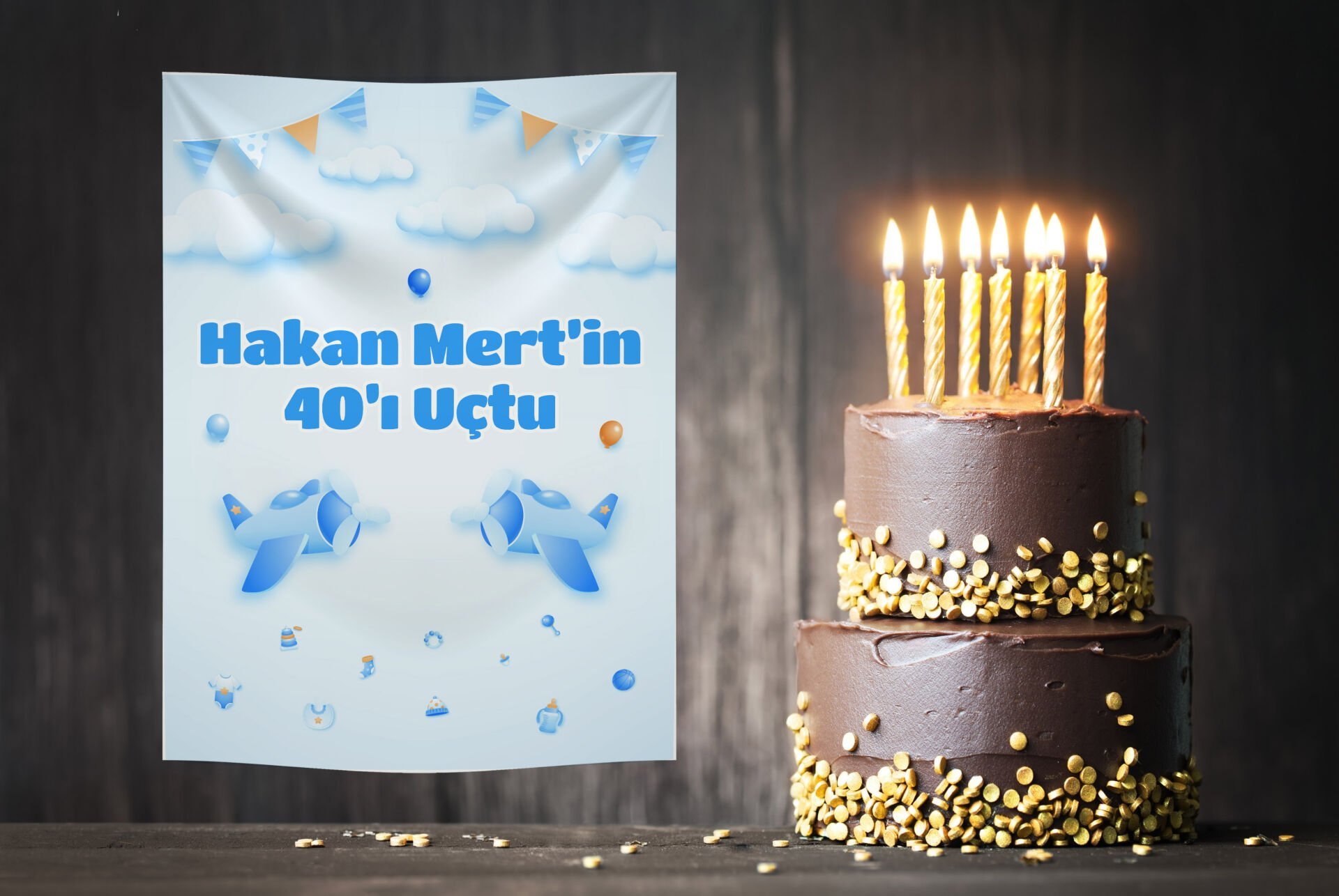 Doğum Günü Duvar Örtüsü