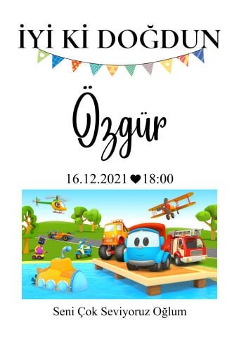 Doğum Günü Duvar Örtüsü