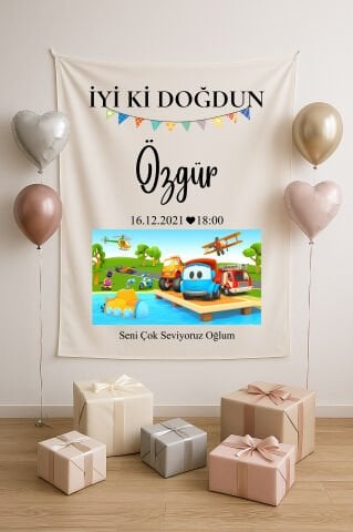 Doğum Günü Duvar Örtüsü