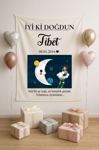 Doğum Günü Duvar Örtüsü