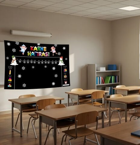 Okul Karne Hatırası Duvar Örtüsü
