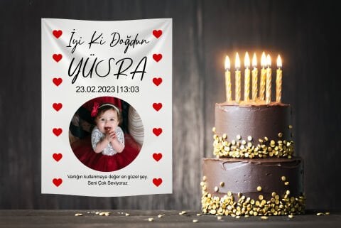 Doğum Günü Duvar Örtüsü