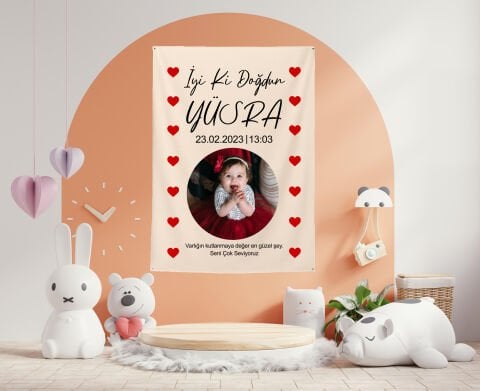 Doğum Günü Duvar Örtüsü