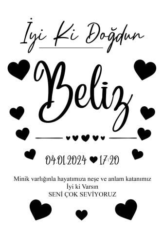 Doğum Günü Duvar Örtüsü