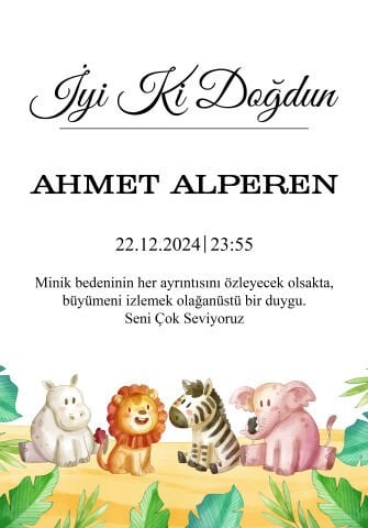 Doğum Günü Duvar Örtüsü