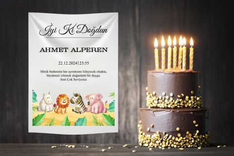 Doğum Günü Duvar Örtüsü