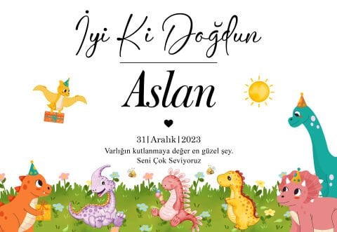 Doğum Günü Duvar Örtüsü