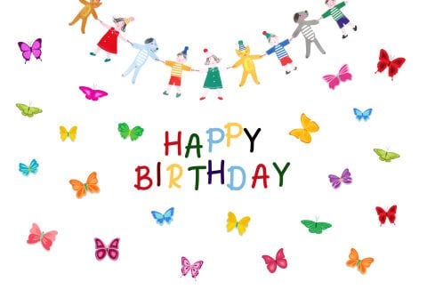 Doğum Günü Duvar Örtüsü