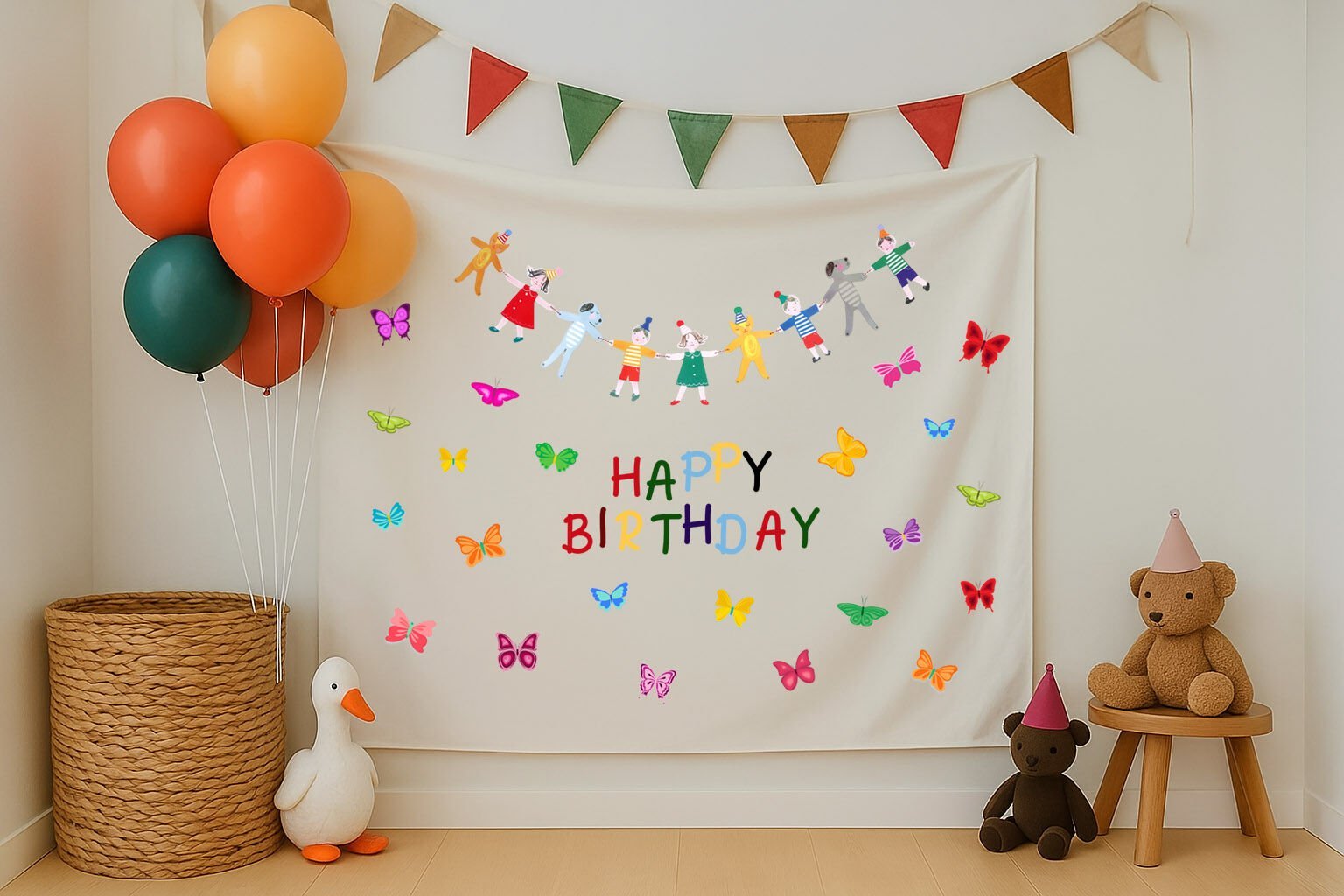 Doğum Günü Duvar Örtüsü