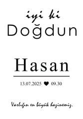 Doğum Günü Duvar Örtüsü 70 x 100