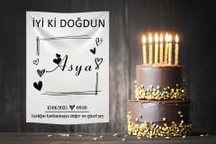 Doğum Günü Duvar Örtüsü 70 x 100