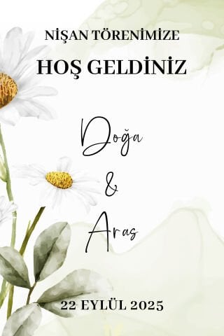 Söz-Nişan Duvar Örtüsü 70x100
