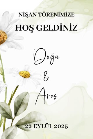 Söz-Nişan Duvar Örtüsü