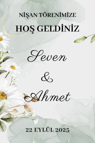 Söz-Nişan Duvar Örtüsü 70x100