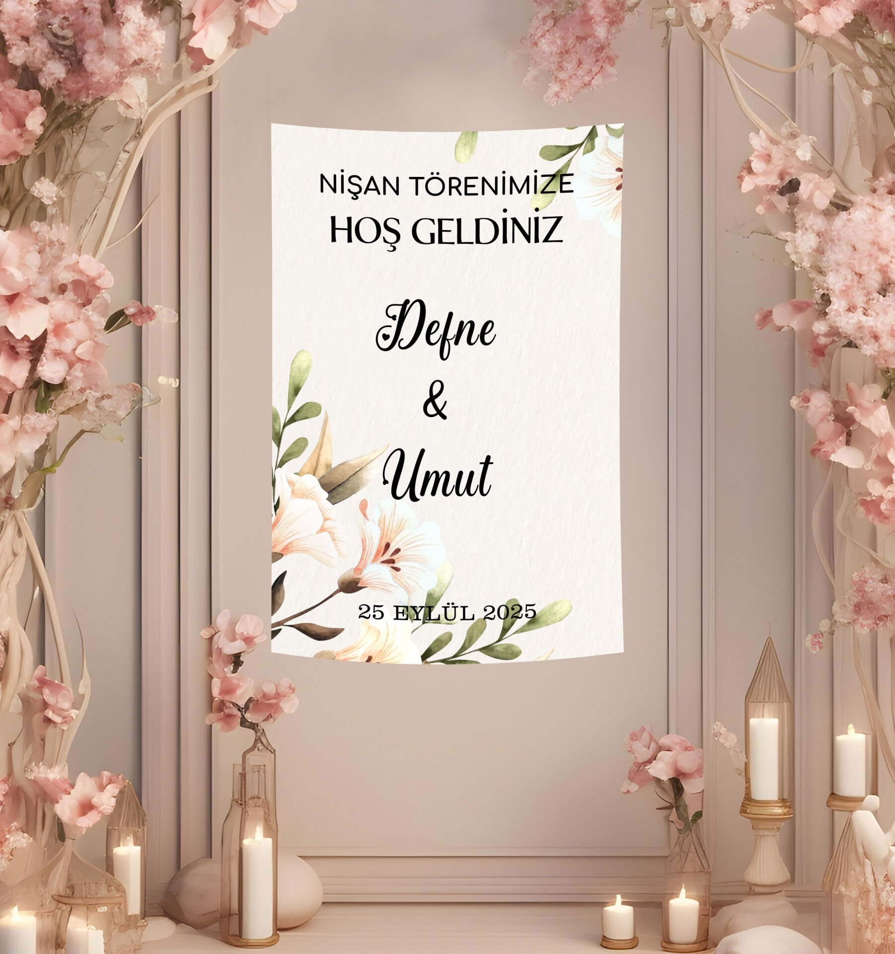 Söz-Nişan Duvar Örtüsü