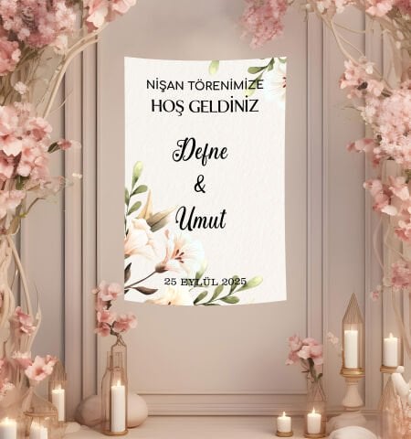Söz-Nişan Duvar Örtüsü 70x100